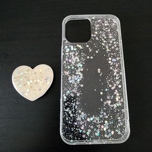 NWT! iPhone 12 Pro max glitter case w/matching grip
